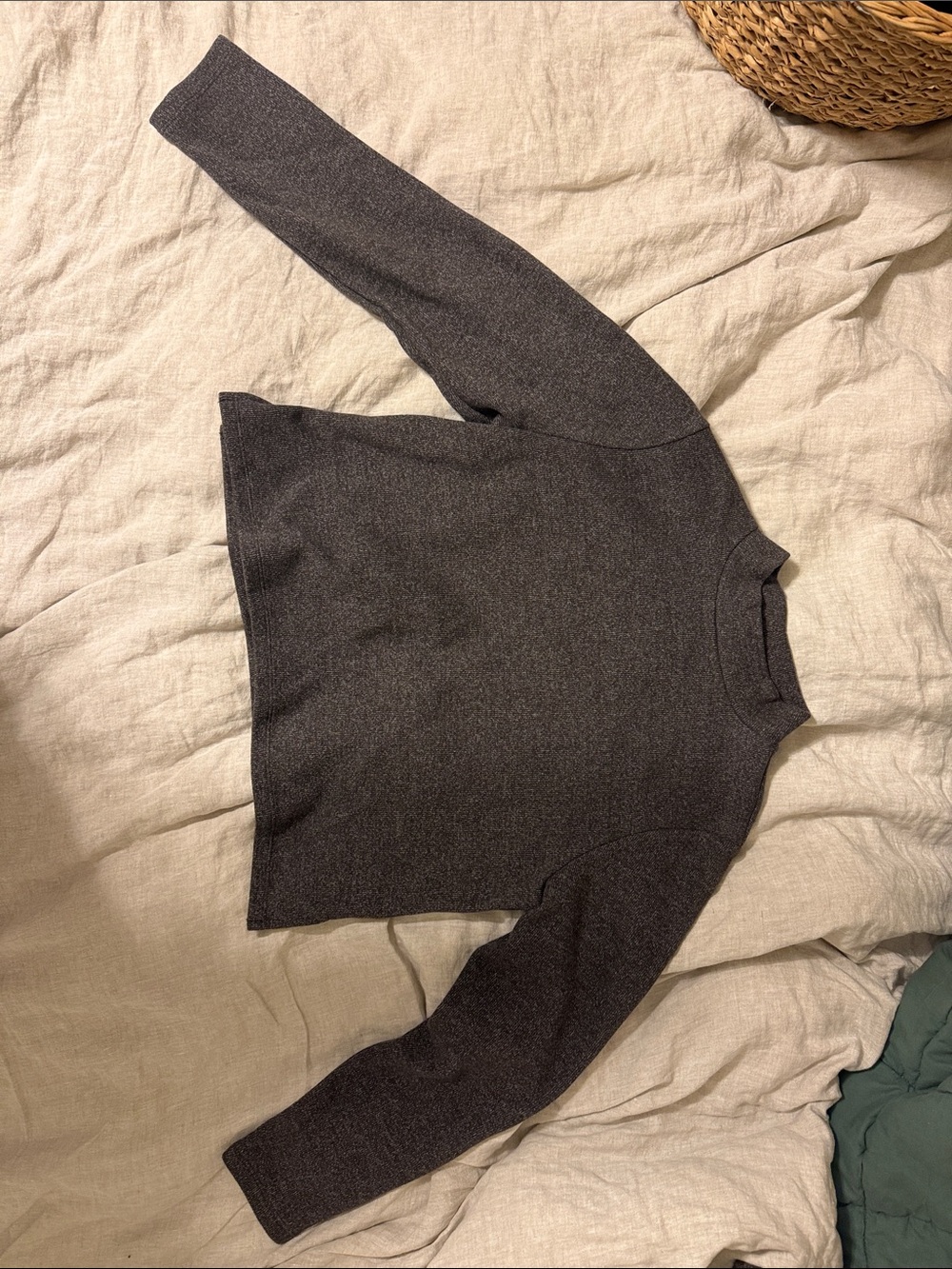 Old Navy French Rib Mock Neck Crop Sweater